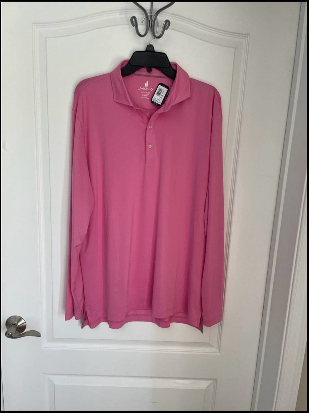 NWT XL Johnnie-O Featherweight Long Sleeve Swing Polo Cabo MSRP $118